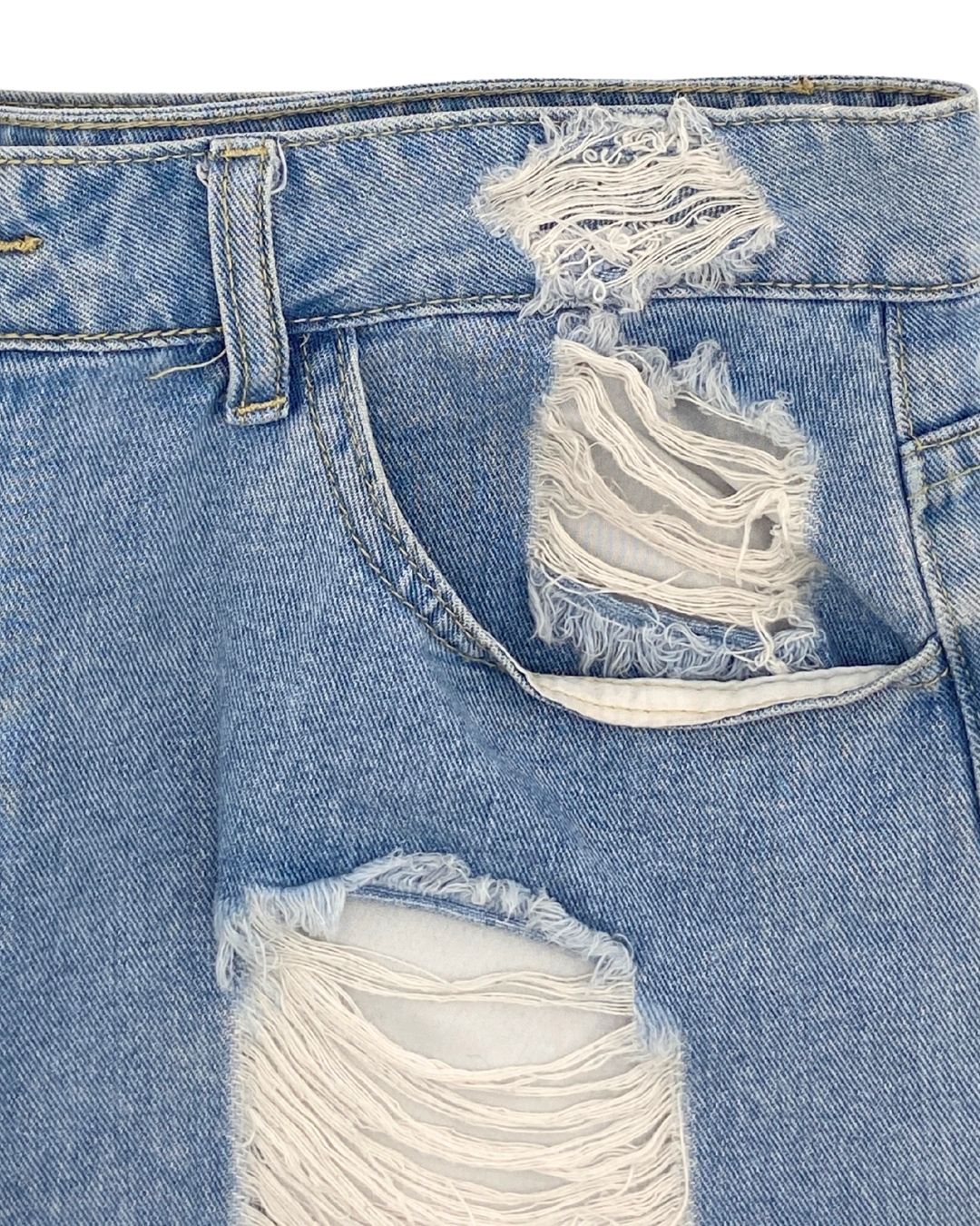 Short mini rigído destroyed