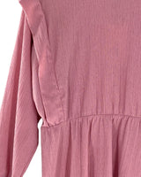 Vestido midi con textura