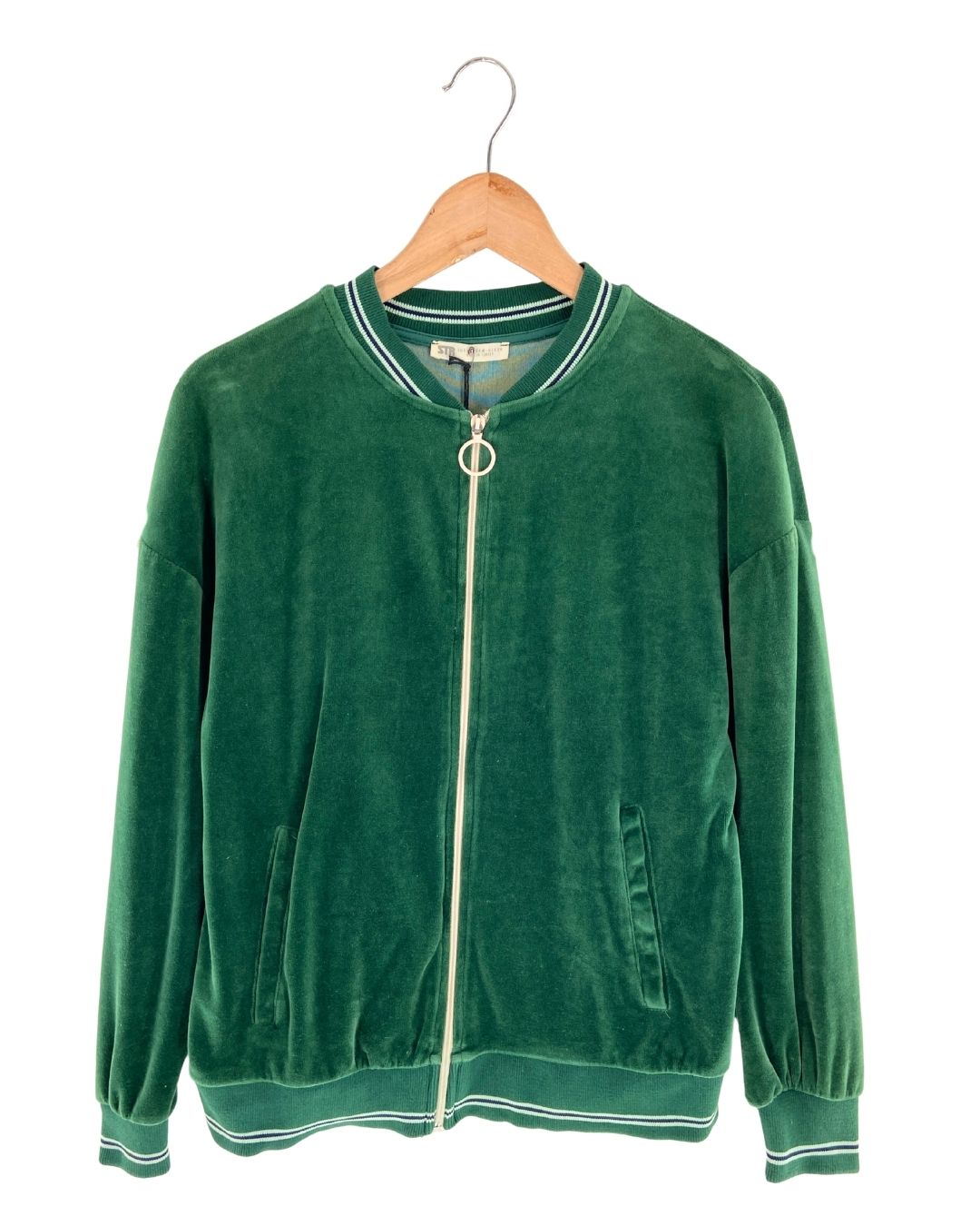 Chaqueta bomber en velvet