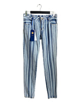 Jean skinny rigído a rayas