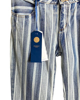 Jean skinny rigído a rayas