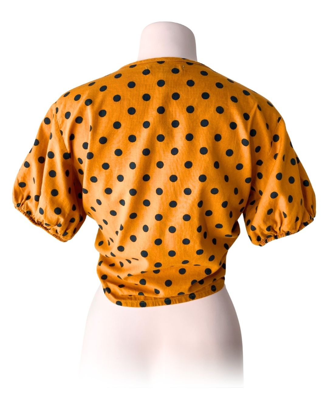 Blusa manga corta encauchada