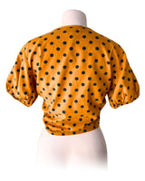 Blusa manga corta encauchada