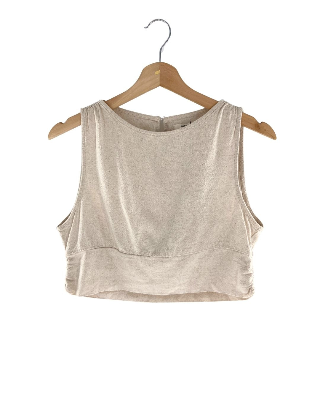Blusa crop sleeveless