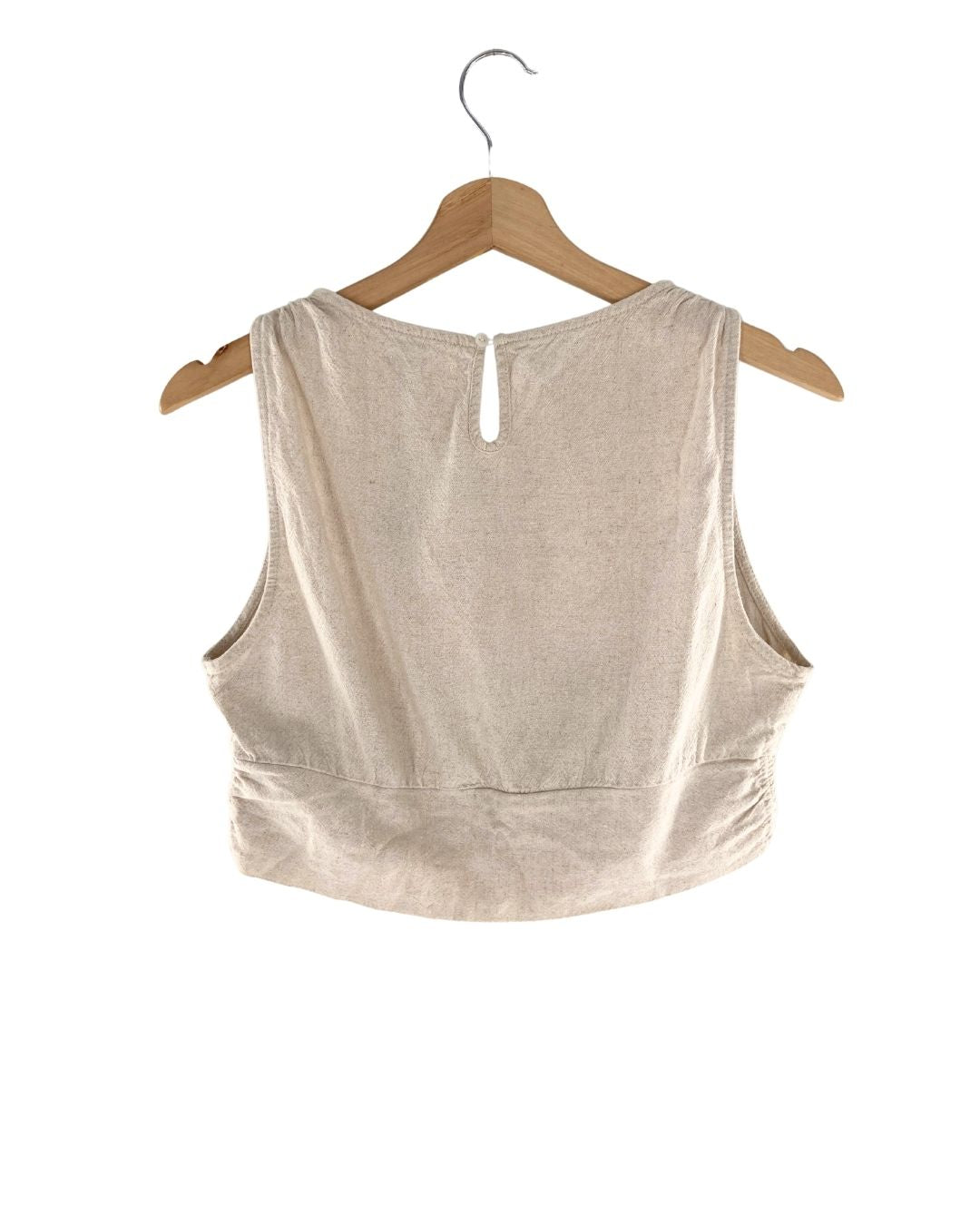 Blusa crop sleeveless