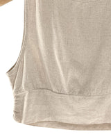 Blusa crop sleeveless