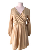 Vestido midi manga larga