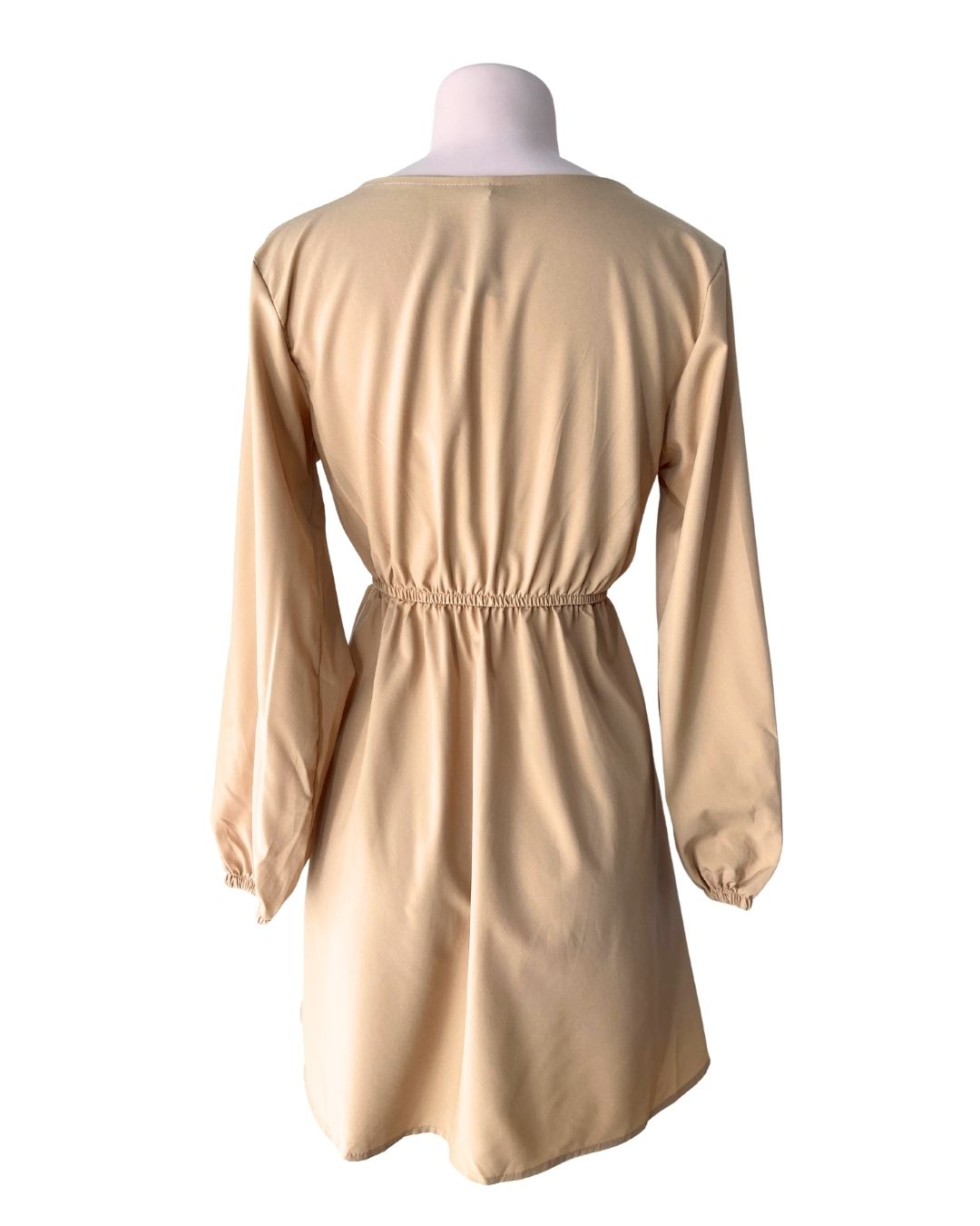 Vestido midi manga larga