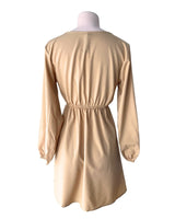 Vestido midi manga larga