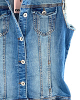 Chaleco en denim