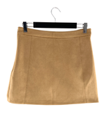 Falda mini en antelina