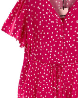Vestido anudado en cintura