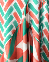 Maxi vestido wrap satinado