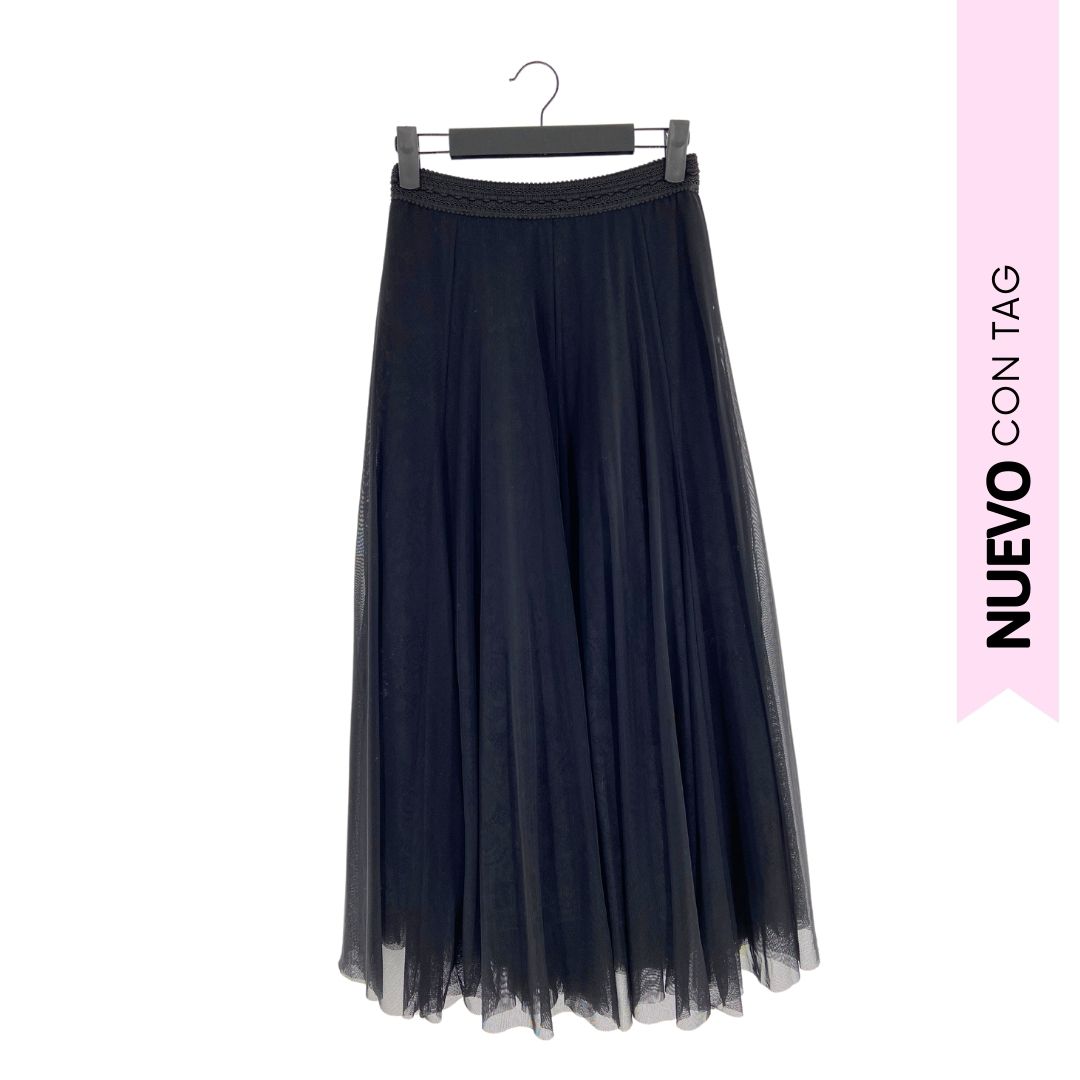 Maxi falda en blonda