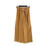 Soft pant paperbag culotte fit