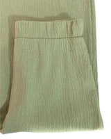 Pantalón palazzo con textura
