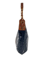 Shoulder bag en charol branded