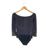 Body cuello amplio brillante