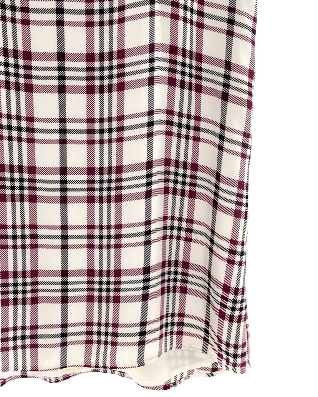 Blusa cuello halter a cuadros