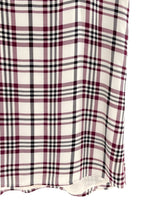Blusa cuello halter a cuadros