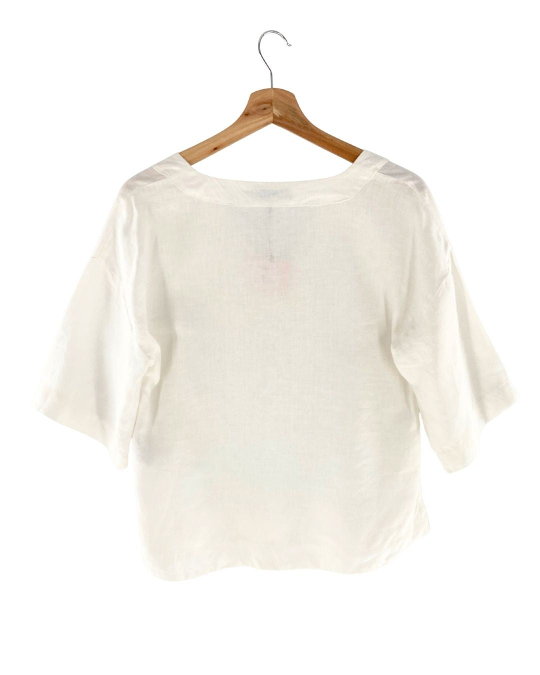 Blusa manga 3/4 en lino