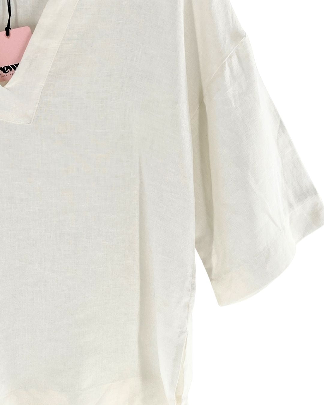 Blusa manga 3/4 en lino