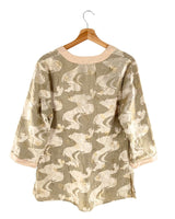 Blusa manga 3/4 con textura