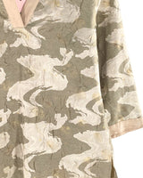 Blusa manga 3/4 con textura
