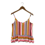Blusa tiras ajustables a franjas