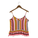 Blusa tiras ajustables a franjas