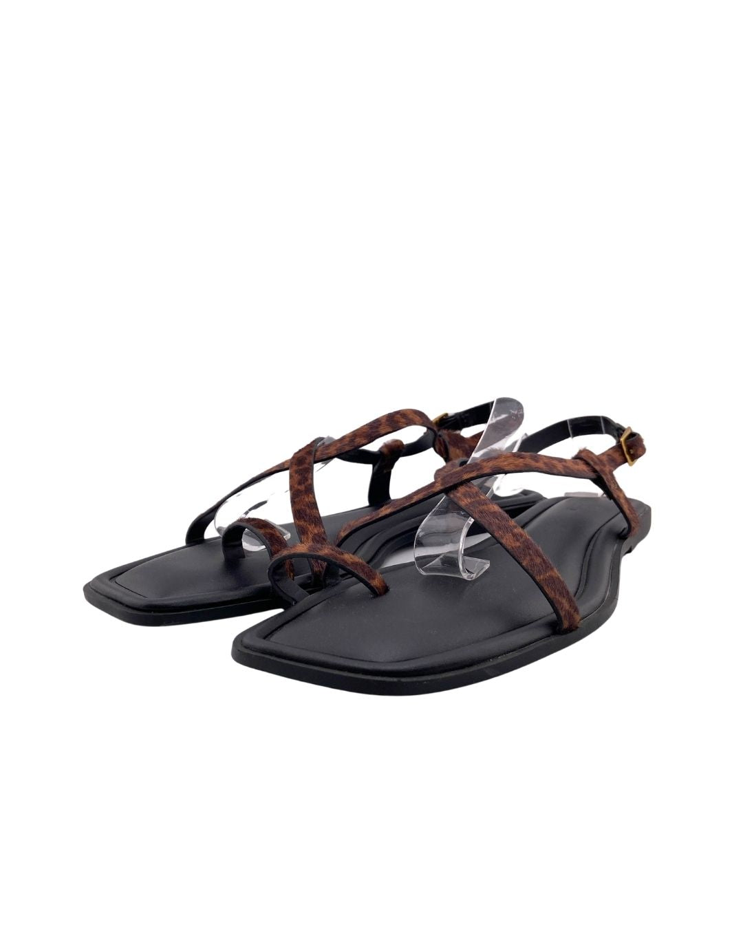 Sandalias planas afelpado