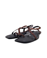 Sandalias planas afelpado