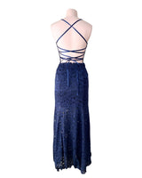Maxi vestido dressy en blonda