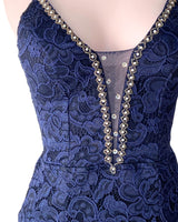 Maxi vestido dressy en blonda