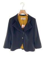 Blazer abotonado cuello mao