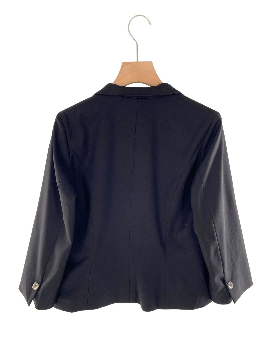 Blazer abotonado cuello mao