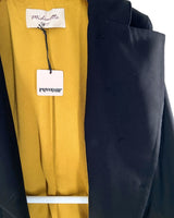 Blazer abotonado cuello mao