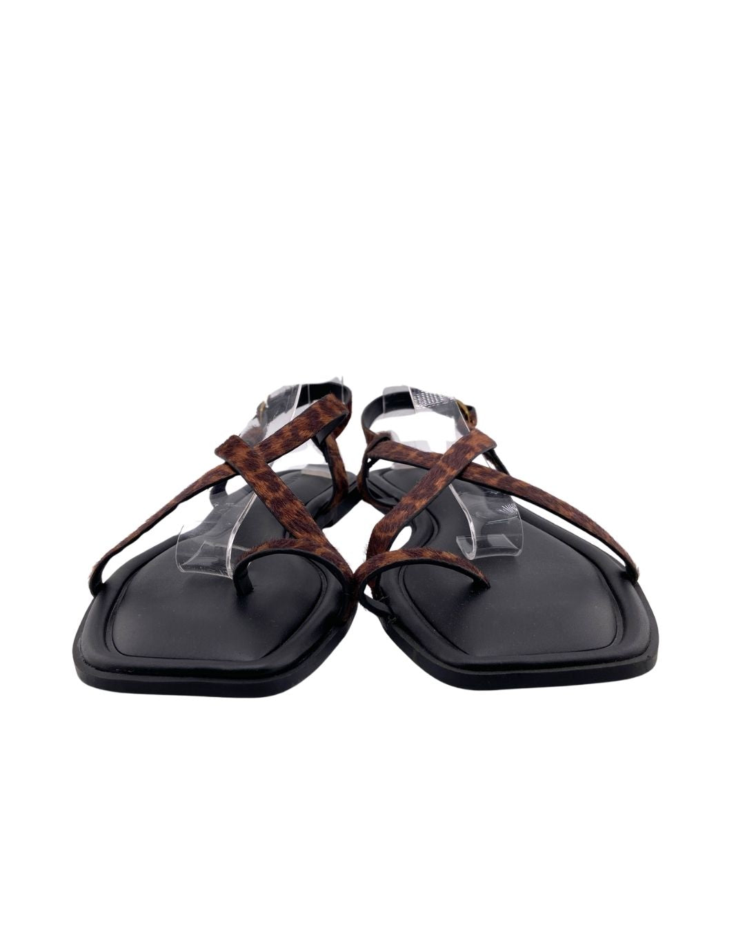 Sandalias planas afelpado