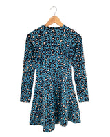 Vestido mini falda amplia