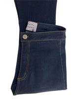 Jean stretch flare tiro alto