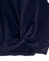 Blusa sleeveless crop anudada