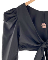 Blusa mangas encauchadas