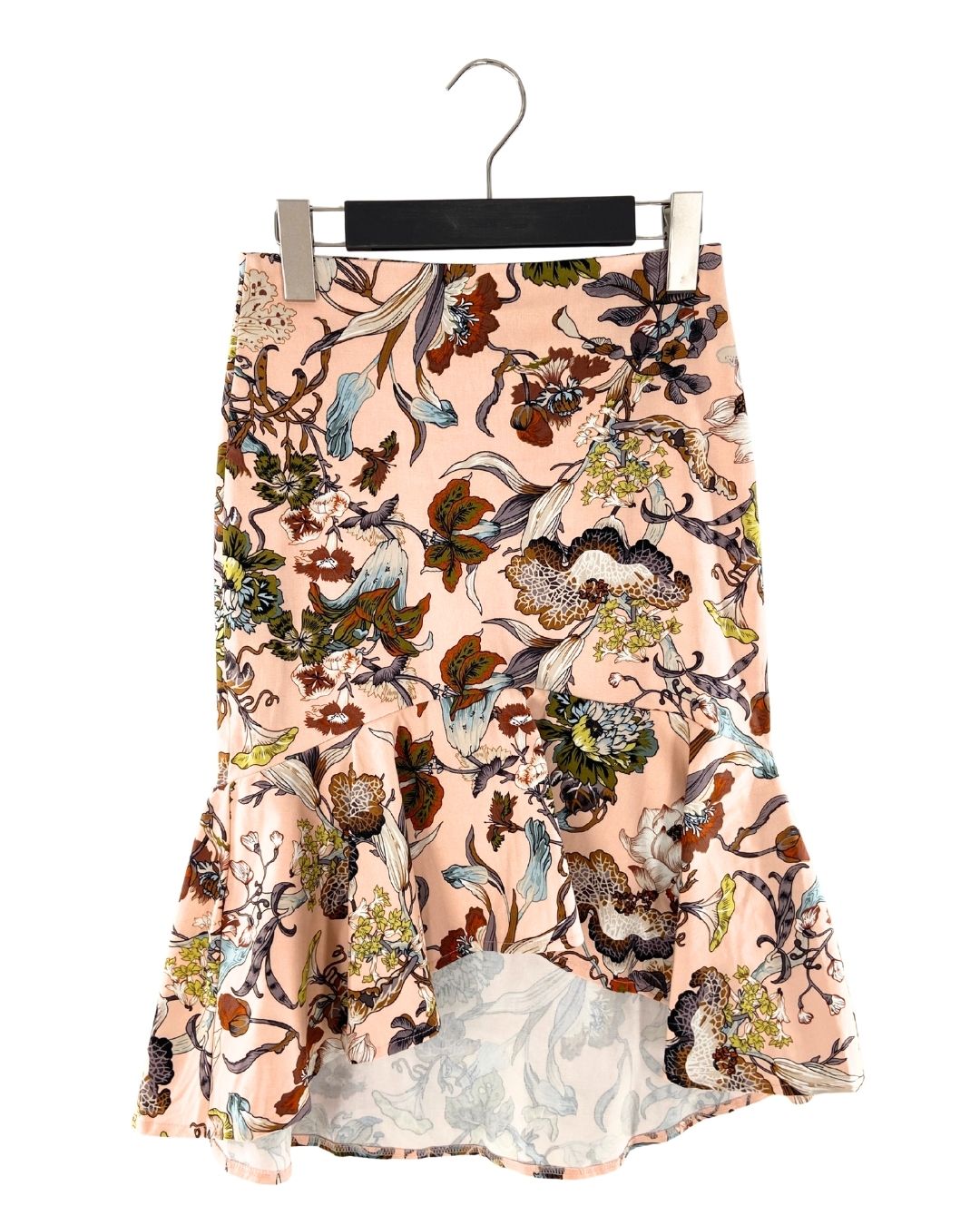 Falda stretch midi print