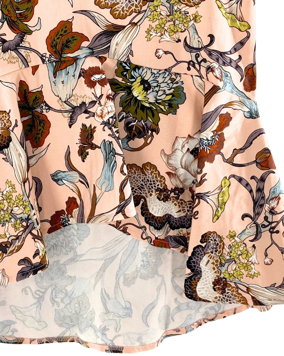 Falda stretch midi print
