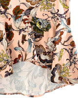 Falda stretch midi print