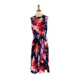 Vestido midi cinturón anudado