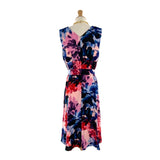Vestido midi cinturón anudado
