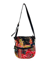 Cross body con print y textura