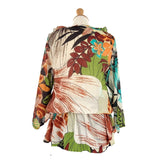 Blusa translúcida ajustable