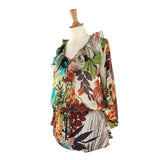 Blusa translúcida ajustable